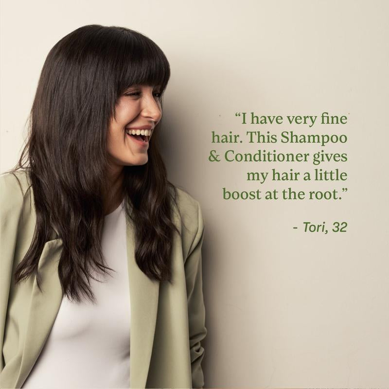 Divi Volumizing Shampoo & Conditioner Bundle for Fine & Thin Hair, Lightweight Formula with Postbiotics & Green Tea, 2 X 250Ml - 1 Pack