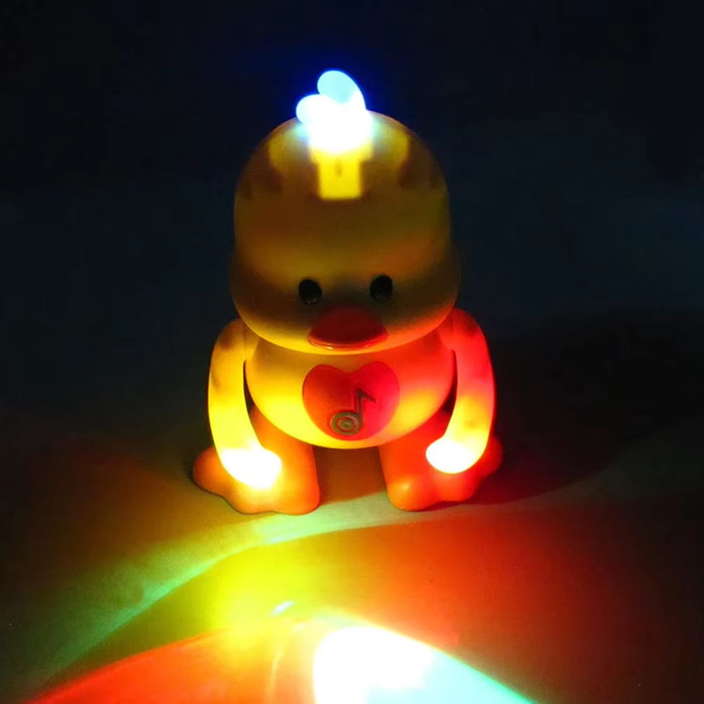 1-3Pcs Multifunctional Dancing Ducks Toys Light up Cute Little Yellow Ducks Robot Music Dancing Animals Lamps Educational Gift